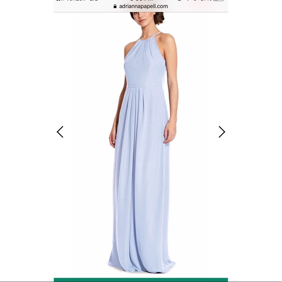 Weddington Way Dresses & Skirts - Isabelle halter chiffon w/keyhole back